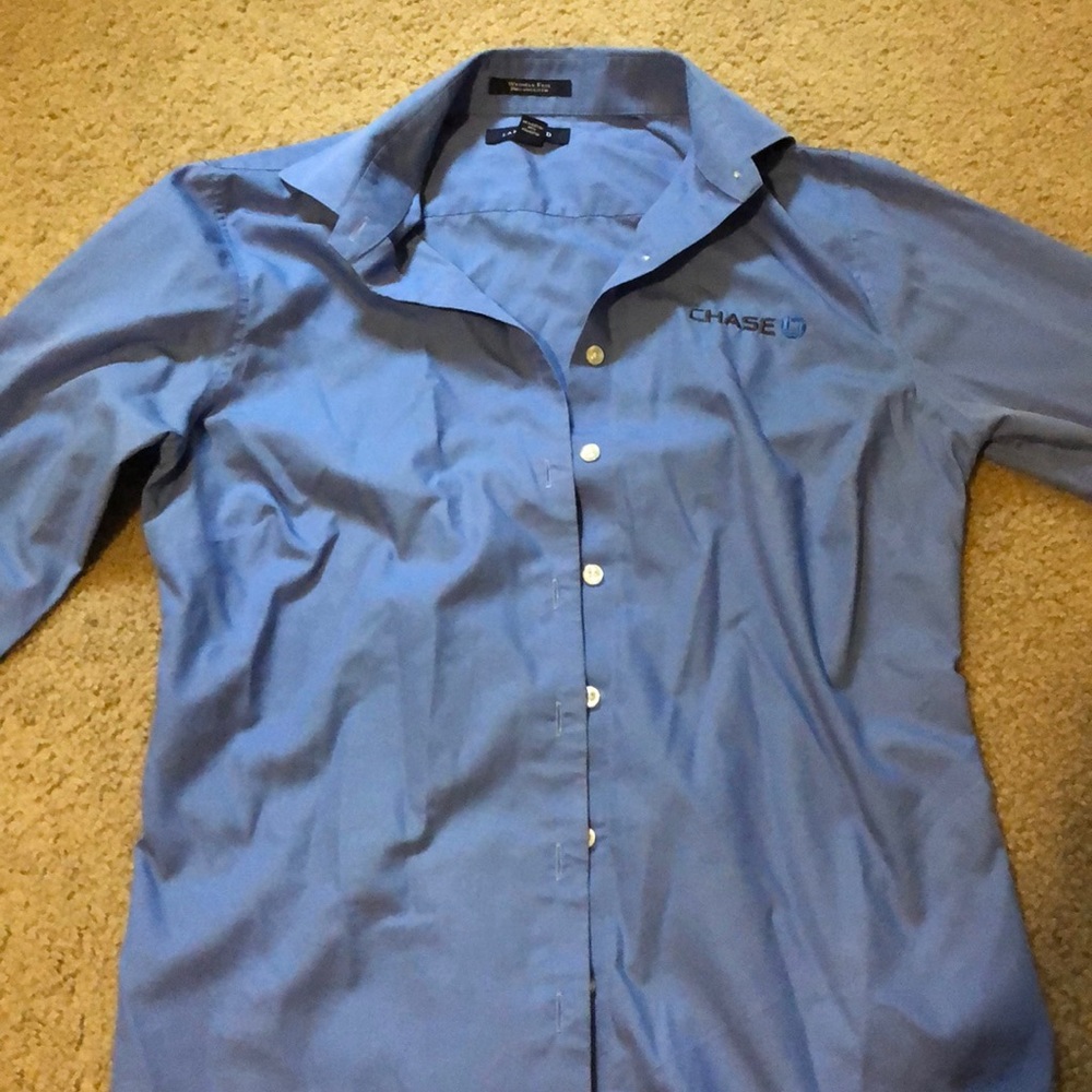 JP Morgan Chase work longsleeve button down